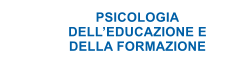 PSICOLOGIA DELLEDUCAZIONE E DELLA FORMAZIONE